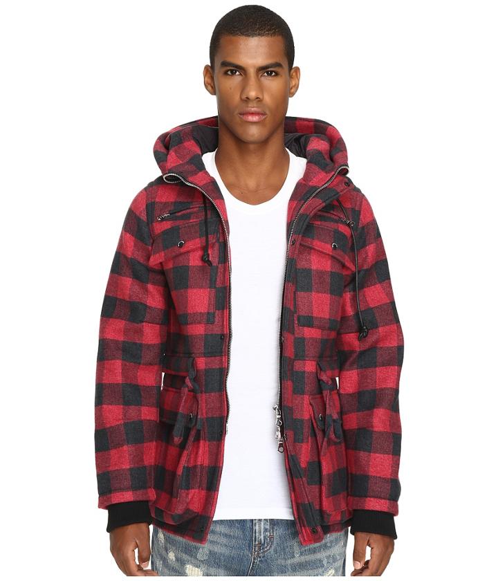Mostly Heard Rarely Seen - Plaid Field Coat