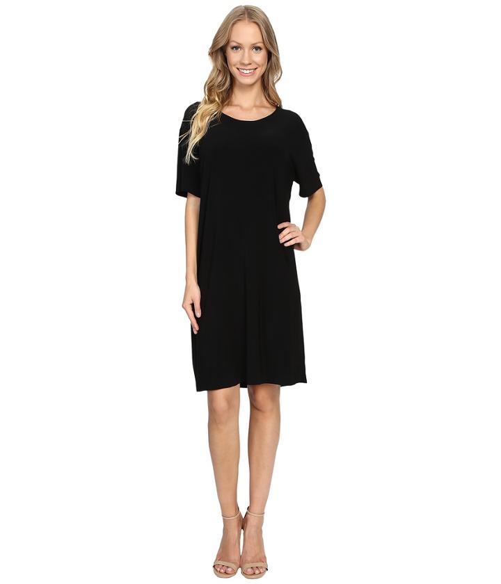 Kamalikulture By Norma Kamali - Short Sleeve Box Tunic Dress