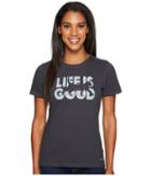 Life Is Good - Silhouette Cat Crusher Tee