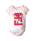 Fendi Kids - Short Sleeve Body Tee With Monster Logo