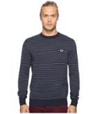 Fred Perry - Textured Yarn Stripe Crew Neck