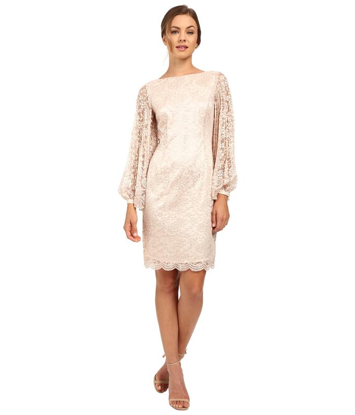 Tahari By Asl - Lace Pleated Sleeve