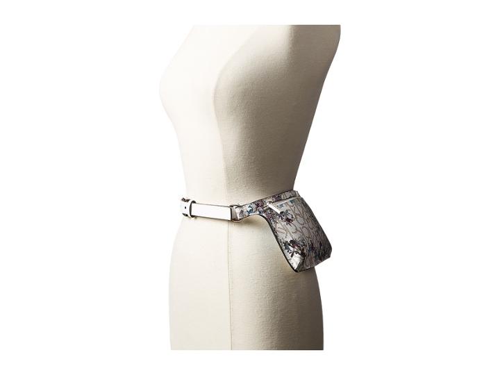 Calvin Klein - 20mm Smooth Leather Strap Logo Floral Belt Bag