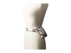 Calvin Klein - 20mm Smooth Leather Strap Logo Floral Belt Bag