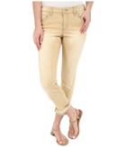 Liverpool - Cami Crop Denim Jeans In Light Khaki