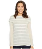 Tribal - Long Sleeve Light Knit Sweater W/ Shawl Collar