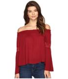 Brigitte Bailey - Sula Off The Shoulder Top With Lace Inset
