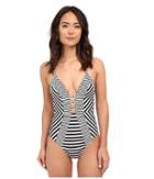 Jets By Jessika Allen - Meridian Plunge V-neck One-piece Swimsuit