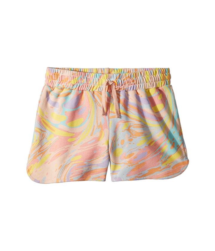 Stella Mccartney Kids - Beryl Multicolor Marble Print Knit Shorts