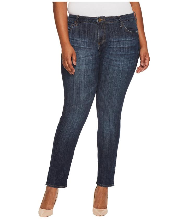 Kut From The Kloth - Plus Size Catherine Boyfriend Five-pocket In Enticement/dark Stone Base Wash
