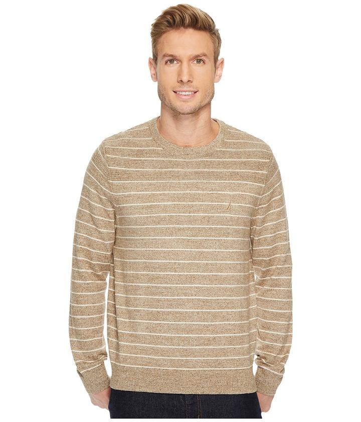 Nautica - 9 Gauge Stripe Crew Sweater