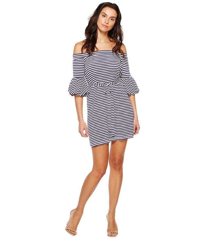Donna Morgan - Off Shoulder Sheath Dress