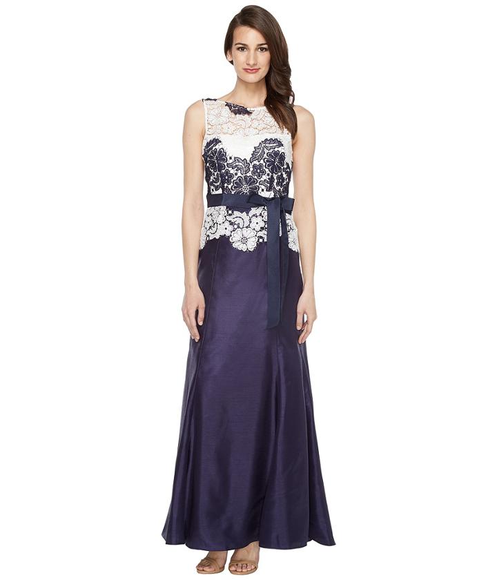 Tahari By Asl - Lace Popover Gown
