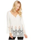 Karen Kane - Raglan Sleeve Lace Top