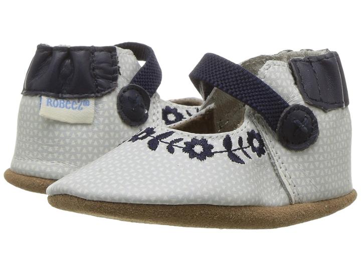 Robeez - Daisy Lane Embroidered Mary Jane Soft Sole