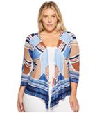 Nic+zoe - Plus Size Seaglass Cardy