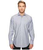 Thomas Dean &amp; Co. - Long Sleeve Dashed Stripe Sport Shirt