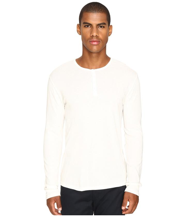 Vince - Raw Edge Long Sleeve Henley