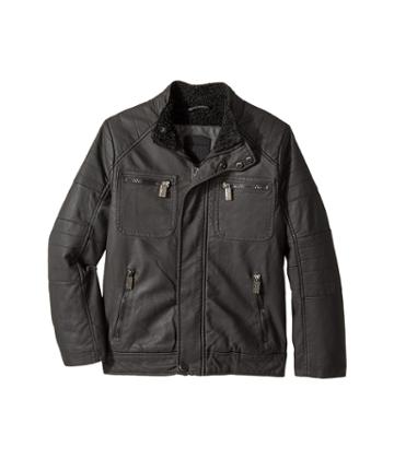 Urban Republic Kids - Sherpa Lined Moto Jacket