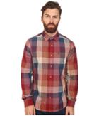 Original Penguin - Long Sleeve Slubby Lawn Large Check Plaid