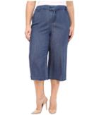 Nydj Plus Size - Plus Size Denim Culotte Pants In Denim