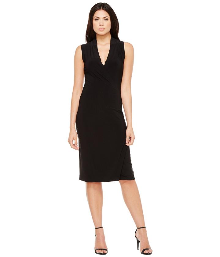 Kamalikulture By Norma Kamali - Sleeveless Side Draped Dress