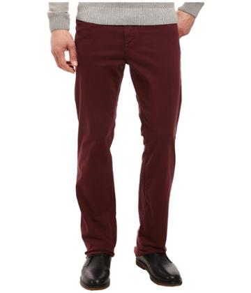 34 Heritage - Charisma Classic Fit In Burgundy Twill 34 Inseam