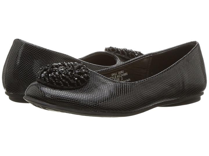 Kensie Girl Kids - Patent Flat With Embellished Toe