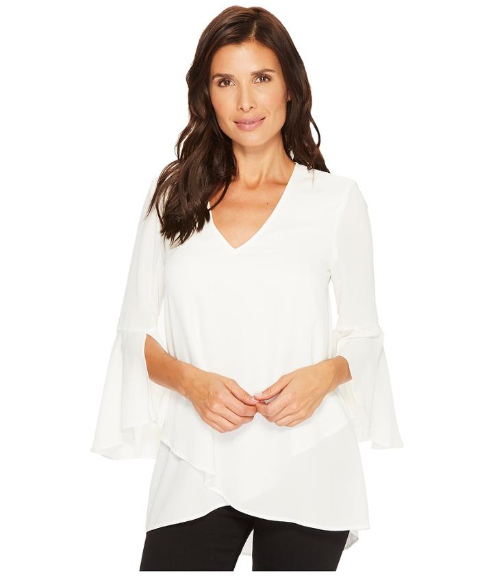 Karen Kane - Split Sleeve Asymmetric Hem Top