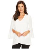 Karen Kane - Split Sleeve Asymmetric Hem Top