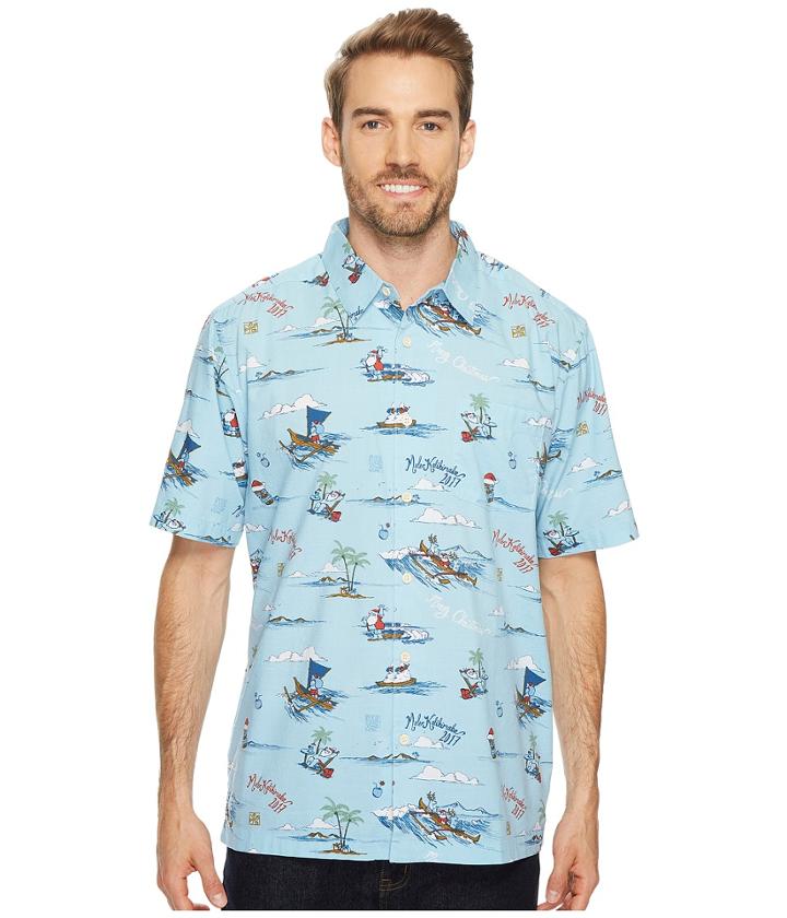 Quiksilver Waterman - Christmas In Makano Short Sleeve Woven Shirt
