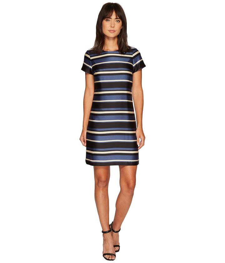 Vince Camuto - Cap Sleeve Modern Chords Shift Dress