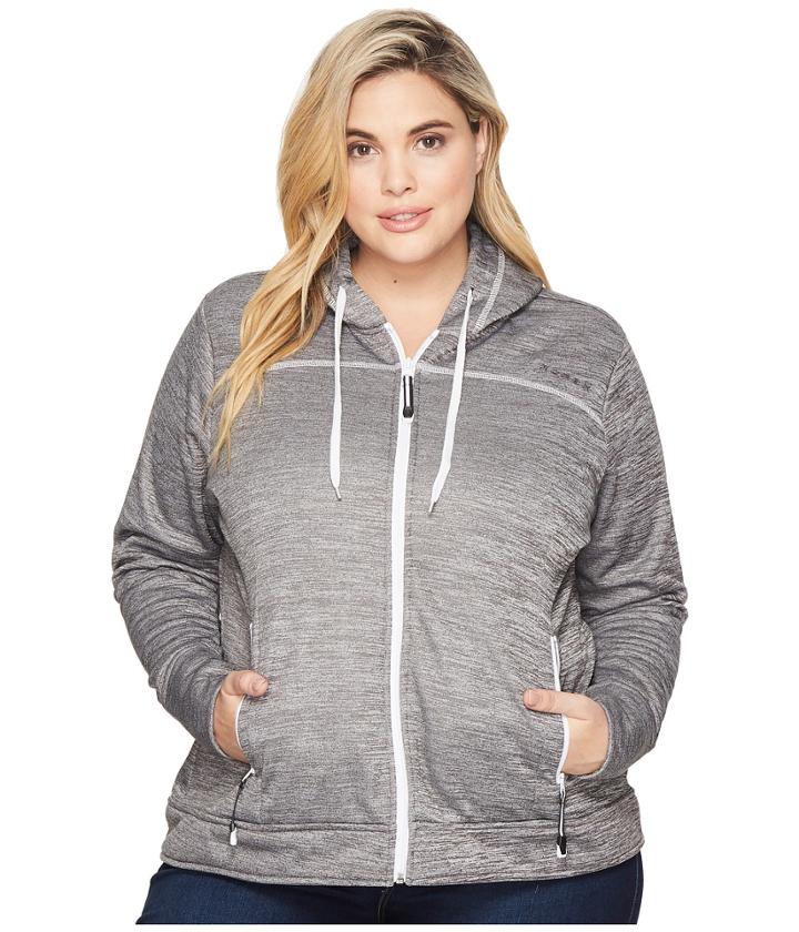 Roper - Plus Size 1466 Cationic Grey Bonded Fleece