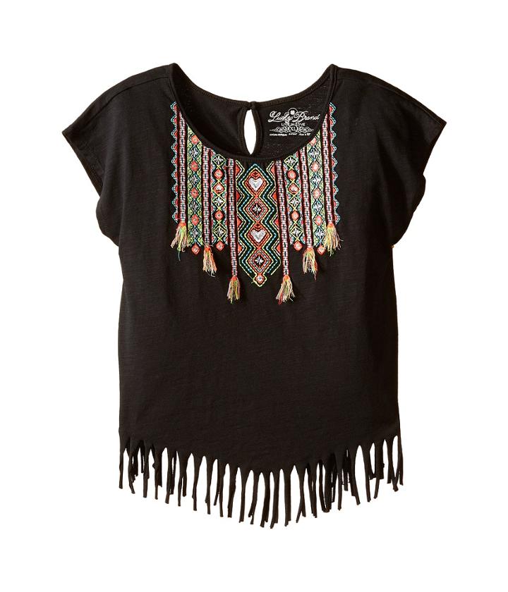 Lucky Brand Kids - Nola Fringe Tee
