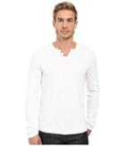 Kenneth Cole Sportswear - Long Sleeve Slub Henley