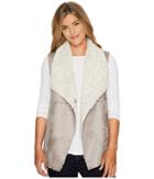 Dylan By True Grit - Frosty Tipped Shearling Snap Vest