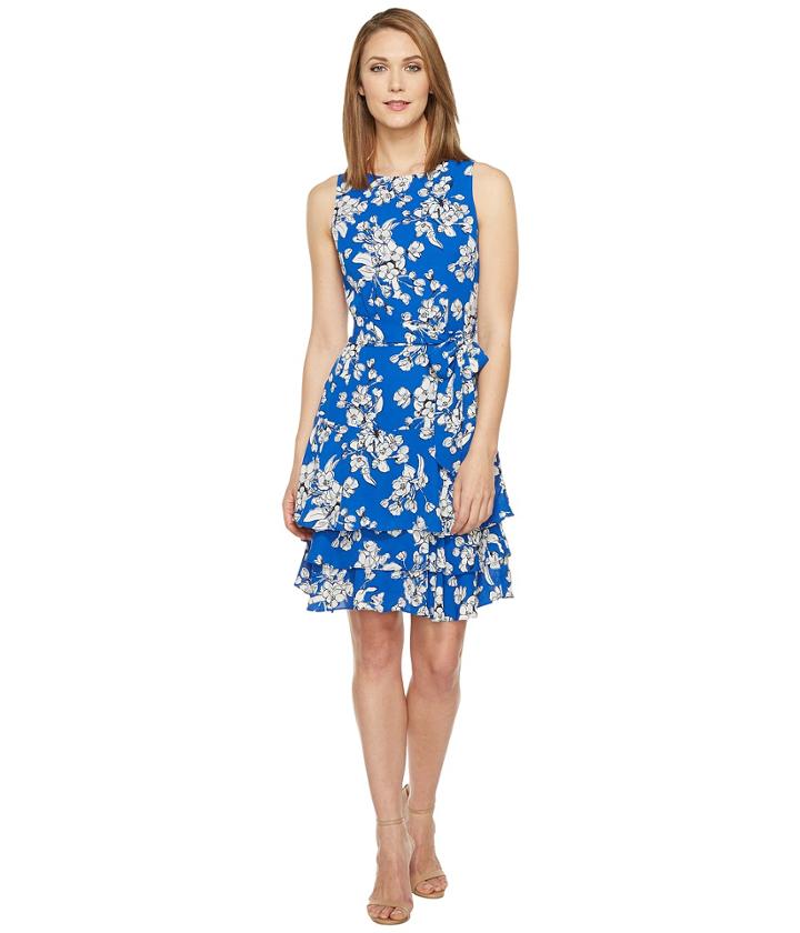Ivanka Trump - Georgette Double Hem Dress