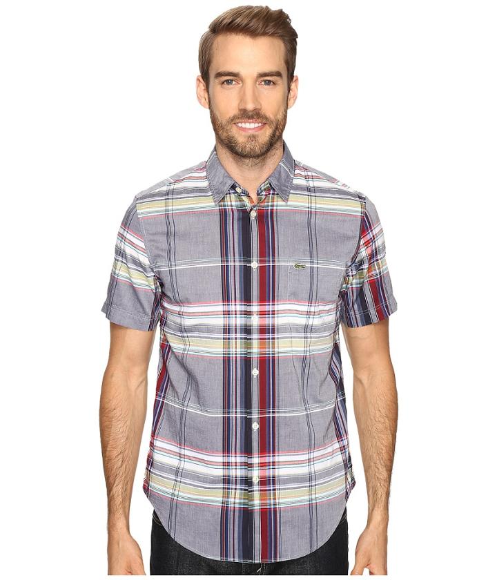 Lacoste - Short Sleeve Resort Plaid