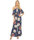 American Rose - Lily High Neck Off The Shoulder Jumper