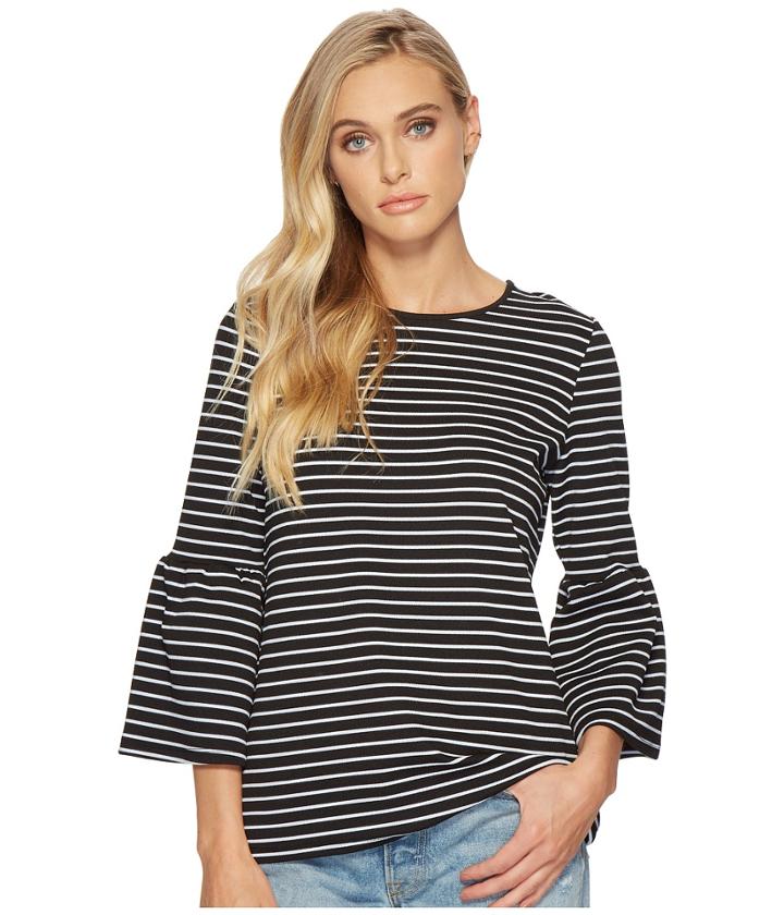 Kensie - Stretchy Crepe Tees Bell Sleeve Top Ks2k312s