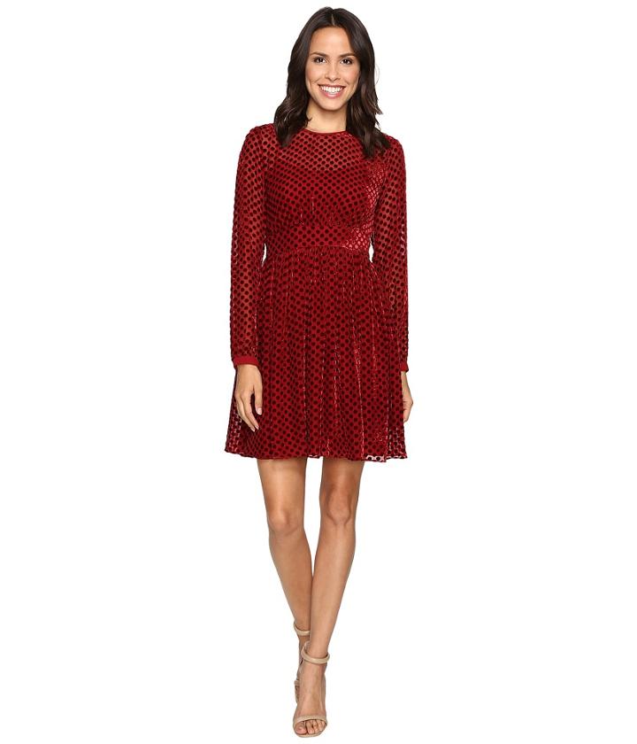 Michael Michael Kors - Carroll Dot Velvet Dress
