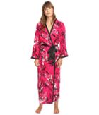 Oscar De La Renta - Printed Poly Crepe Long Robe