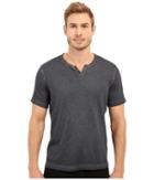 Kenneth Cole Sportswear - Short Sleeve Washed Henley