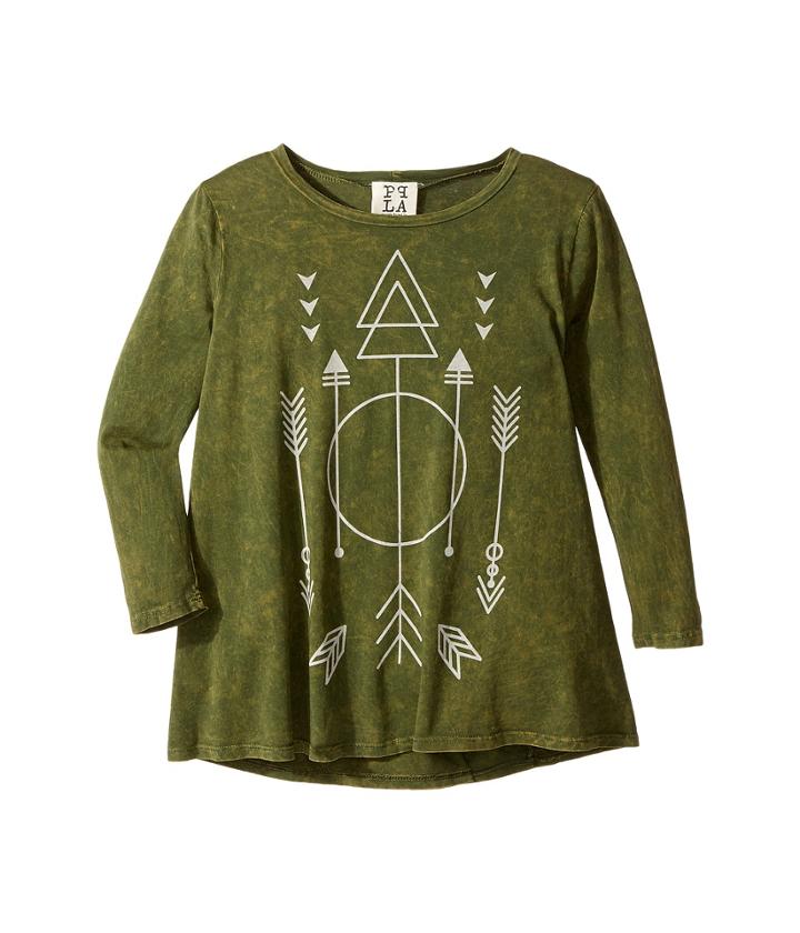 People's Project La Kids - Arrow Woven 3/4 Sleeve Top