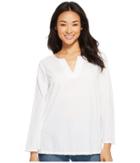Nydj - Fray Edge Bell Sleeve Popover