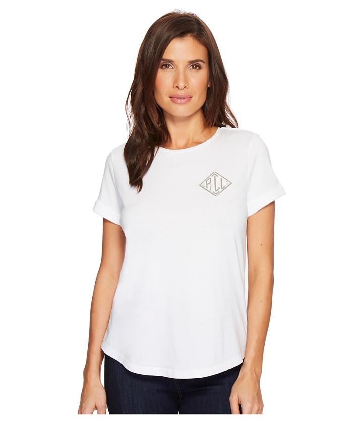 Lauren Ralph Lauren - Bullion-embroidered Jersey T-shirt