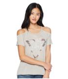 Cruel - Short Sleeve Cold Shoulder Tee