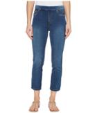 Tribal - Pull-on 25 Dream Jeans Capris In Retro Blue