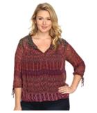 Lucky Brand - Plus Size Long Sleeve Blouse