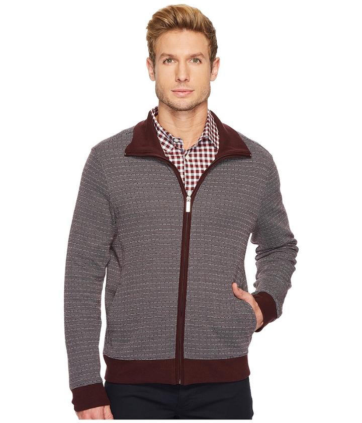 Perry Ellis - Regular Fit Geo Jacquard Bomber